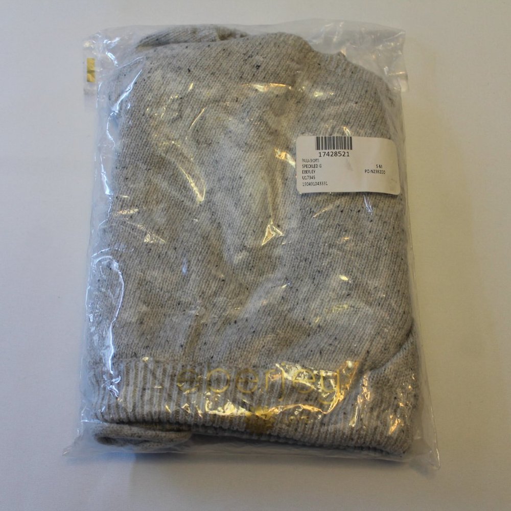 NWT Eberjey Paula Drawstring Shorts Speckled Grey S/M - Picture 6 of 8